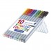 CANETAS STAEDTLER TRIPLUS FINELINER ESTOJO 10 CORES 